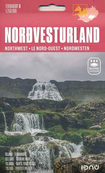 1 IJsland Noord-West - Ferdakort
