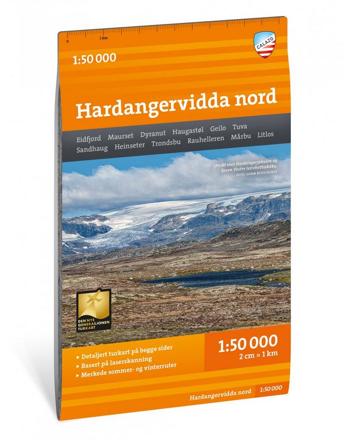 Hardangervidda Nord Calazo 1/50