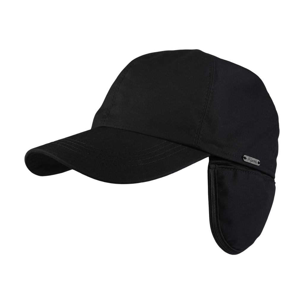 Baseball Cap with Earflap - 100% Cotton