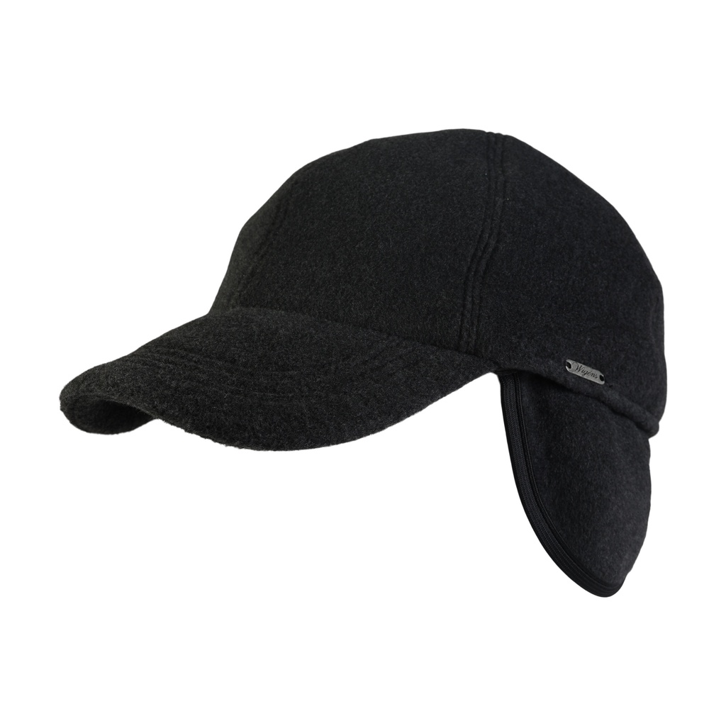 Baseball Cap with Earflap - 100% Polyester