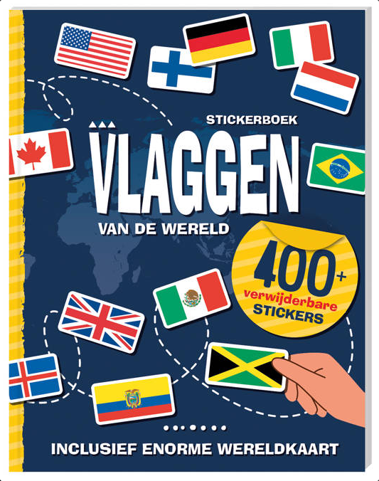 Vlaggen van de wereld stickerboek