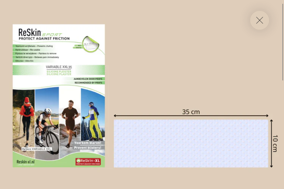 Silicone Patch - Variable XXL - 35 x 10 cm