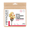 Pasta With Ham Carbonara-style 