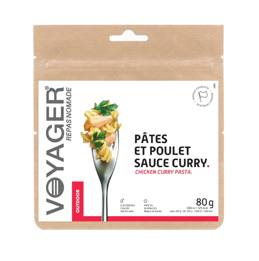 Pasta And Chicken With Curry Sauce 