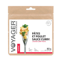 Pasta And Chicken With Curry Sauce 