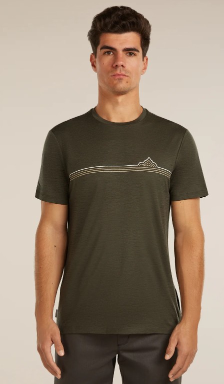 Men's Merino 150 Tech Lite SS Range Stripes Tee