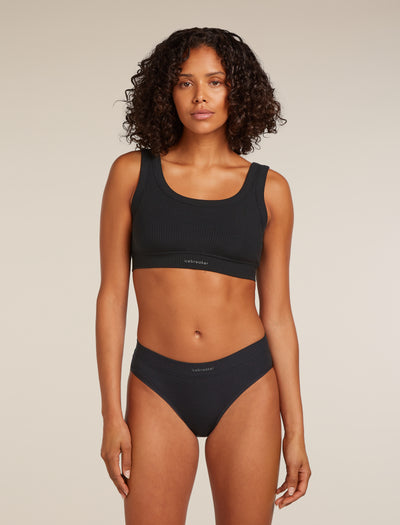 Women's Merino Rib Lotus Bra
