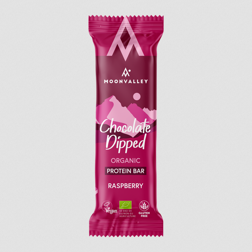 Organic Protein Bar - Chocolate Dipped Raspberry