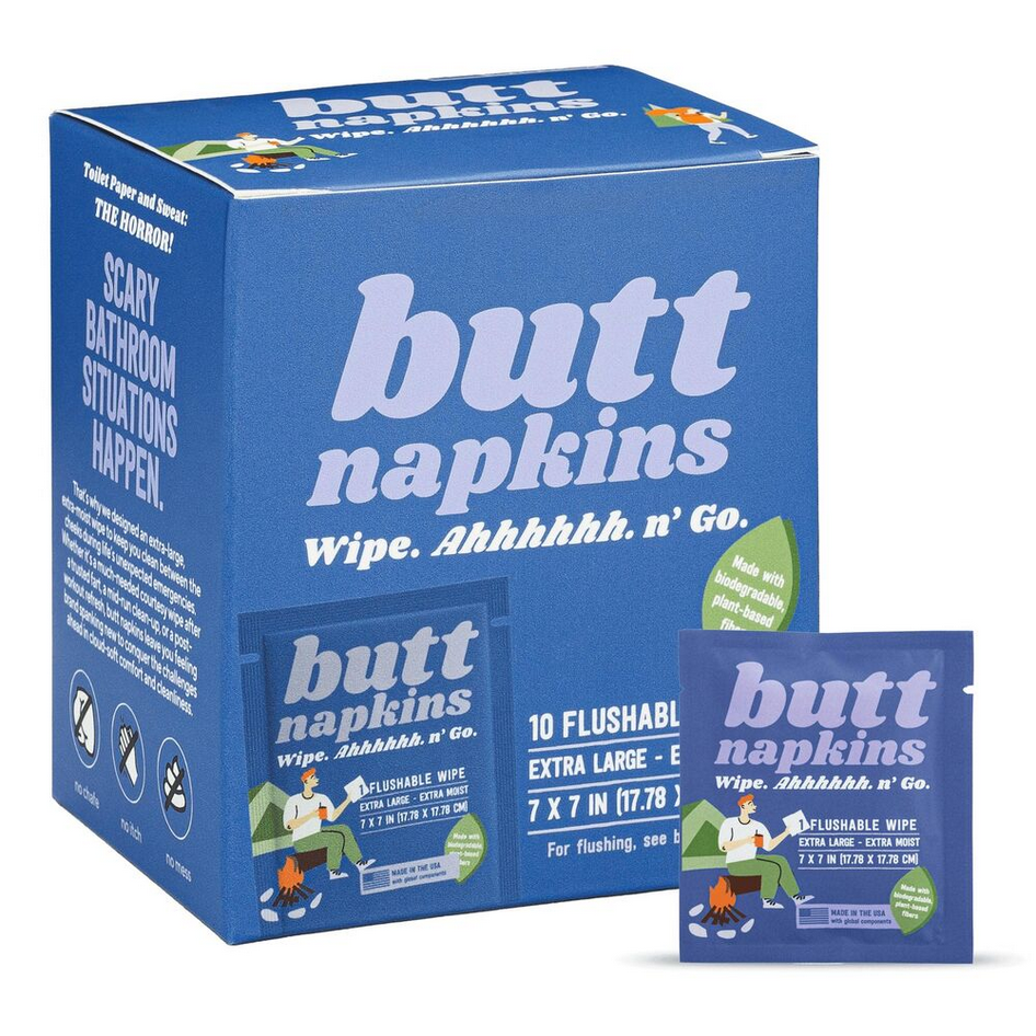 Butt Napkins Camping