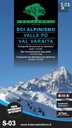Valle Po Val Varaita Ski touring map 1/25