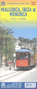 Landkaart Mallorca, Ibiza & Menorca