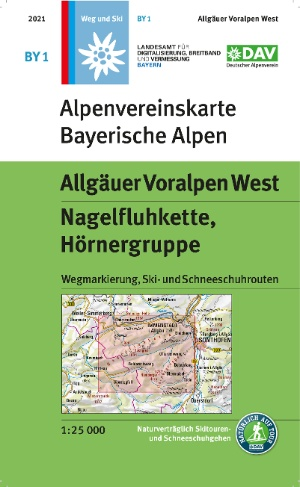 Algäuer Voralpen West BY01 weg+ski Nagelfluhkette,Hörnergrup