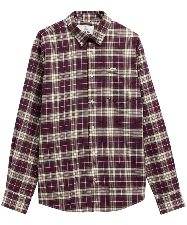 Telfield Regular Checked Shirt Heren
