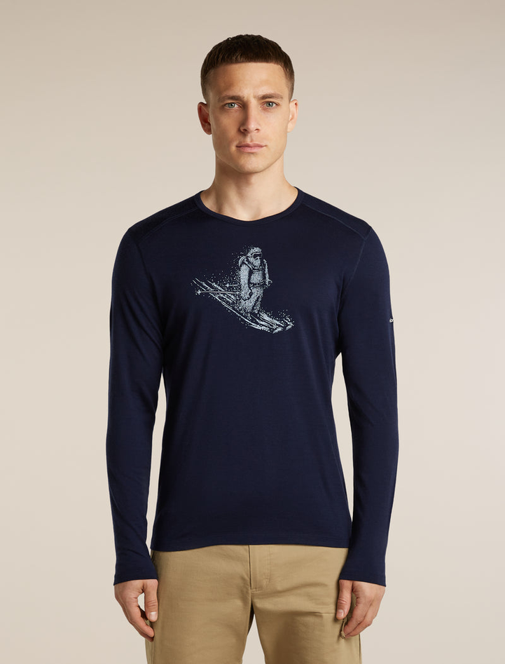 Men's Merino 200 Oasis LS Crewe Skiing Yeti