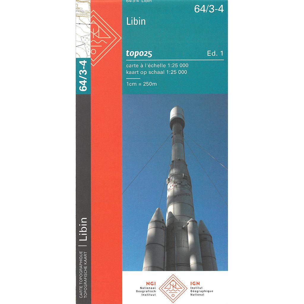 [NGIB-64/3-4] 64/3-4 Libin 1:25 000