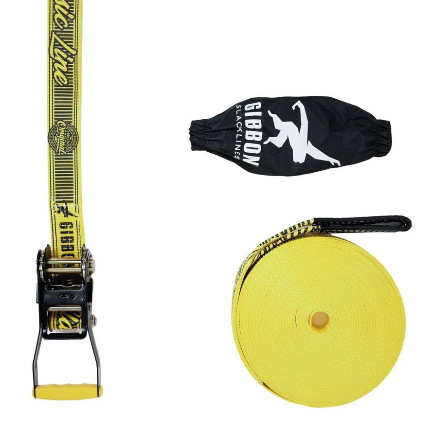 [19848 SS22] Classicline Slackline-Set Yellow