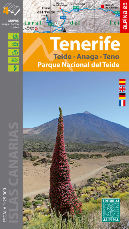 [ALPI.2995-E25] Tenerife Teide - Anaga - Teno 1:25.000