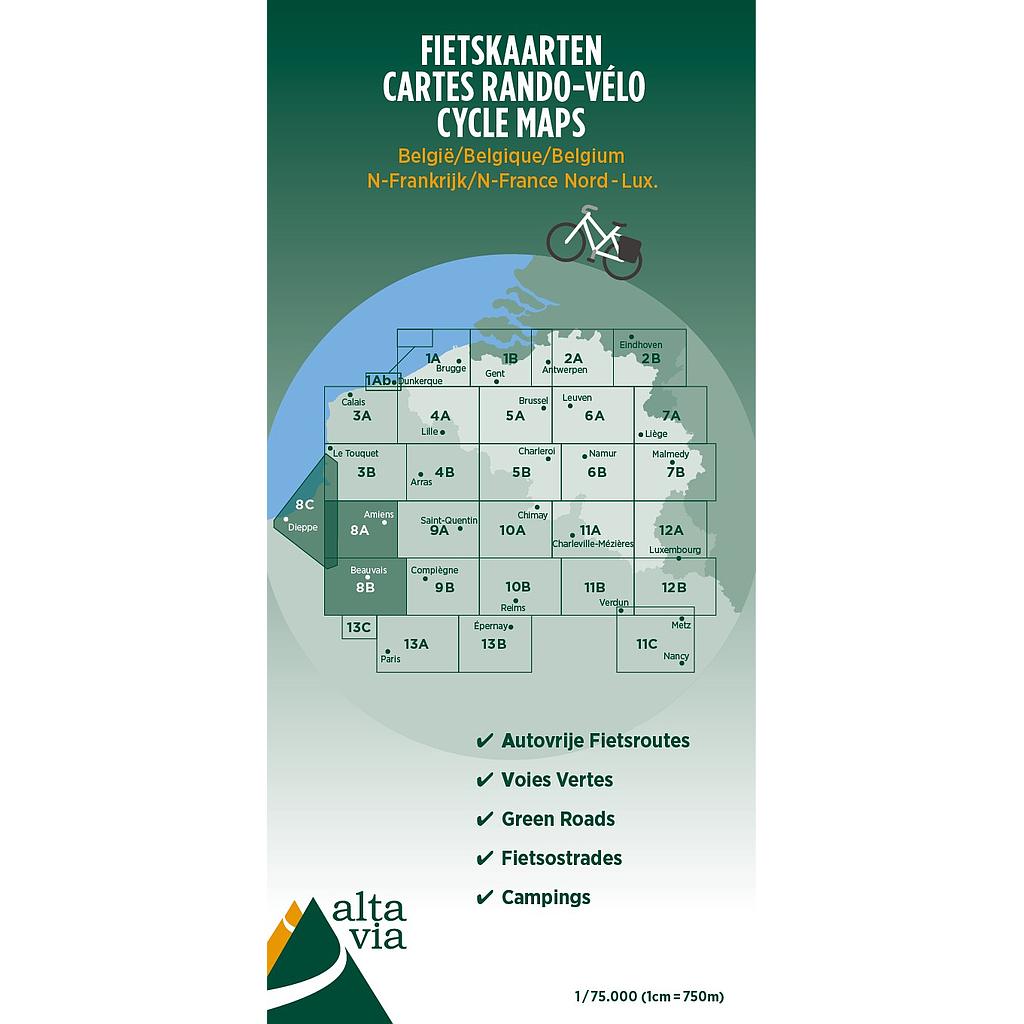 [ALTA.F08] Noord-Frankrijk Dieppe 1:75.000