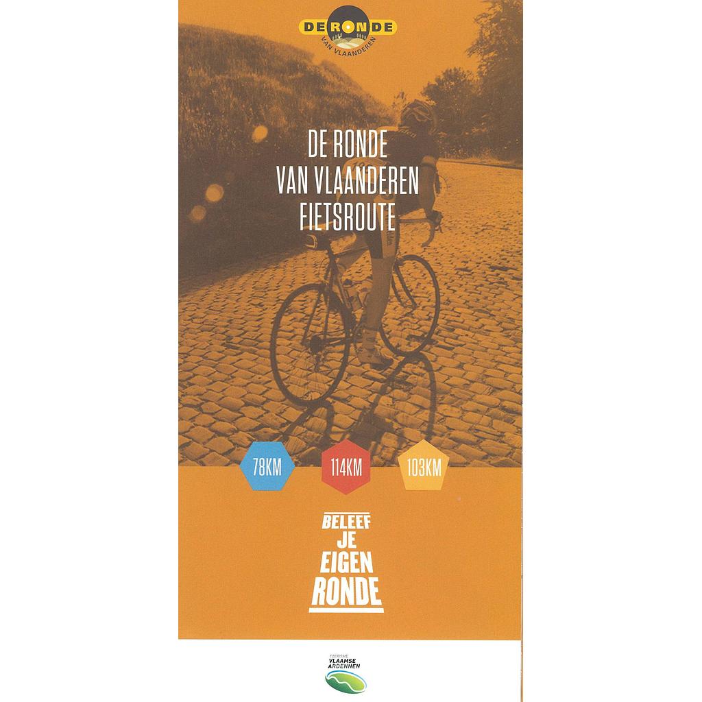 [KN.OV.70] Ronde Van Vlaanderen Fietsroutekaart 1/50