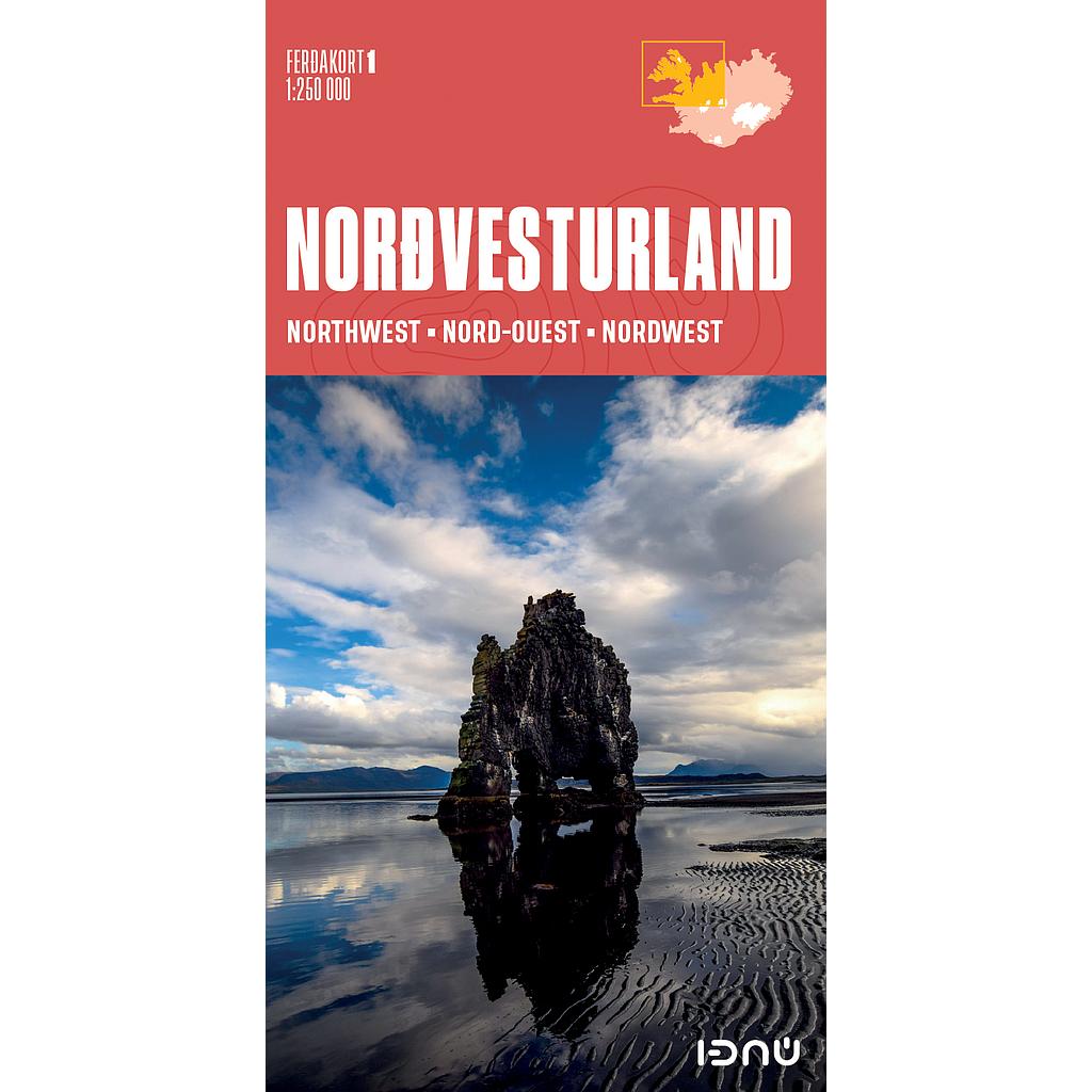 [ICELAND.1] IJsland Noord-West - 1 Ferdakort