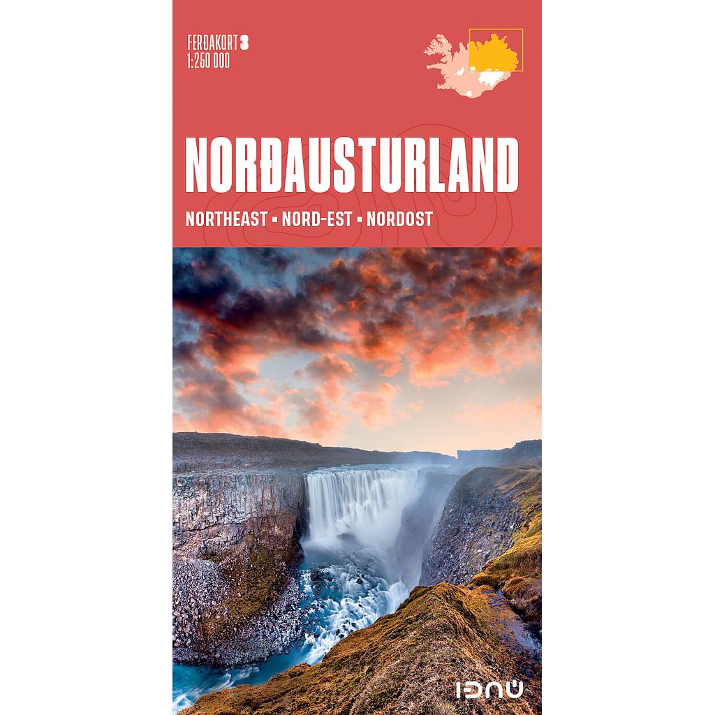 [ICELAND.3] IJsland Noord-Oost - 3 Ferdakort
