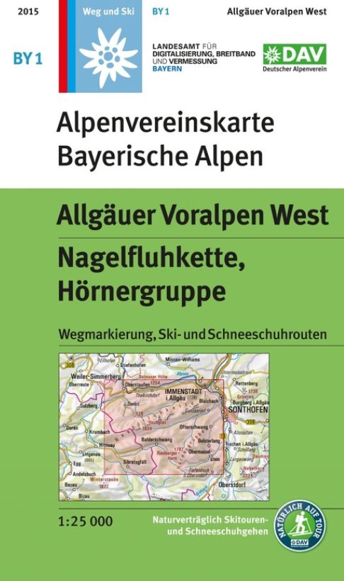 [AV.BY01] Algäuer Voralpen West BY01 weg+ski Nagelfluhkette,Hörnergrup