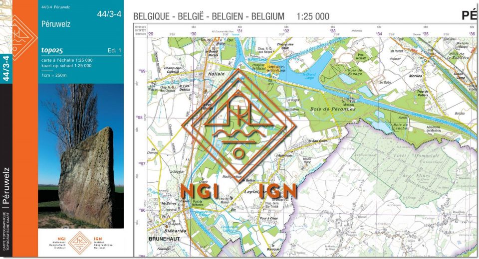 [NGIB-44/3-4] 44/3-4 Péruwelz 25d ngi