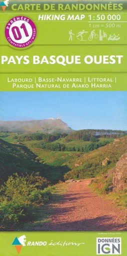 [RANDO.01] Pays Basque ouest - Labourd / Basse Navarre 1 gps/wgs 84