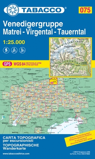 [TAB.075] Venedigergruppe 075 Matrei / Virgental / Tauerntal GPS