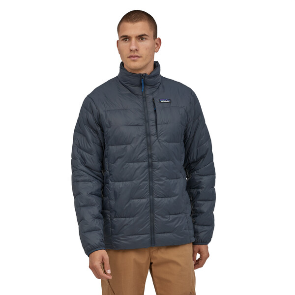 Macro Puff Jacket Heren Smolder Blue