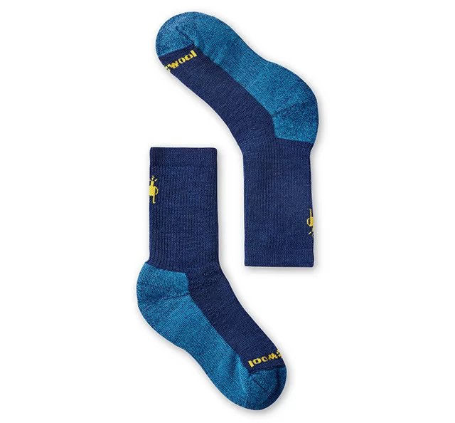 Kids' Hike Full Cushion Crew Socks Alpine Blue