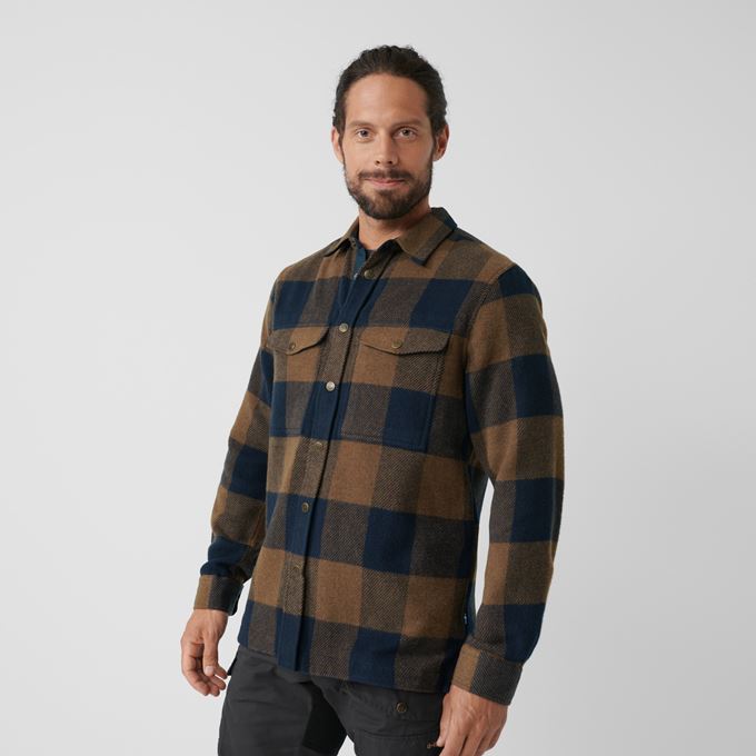 Canada Shirt Heren Chestnut/Dark Navy