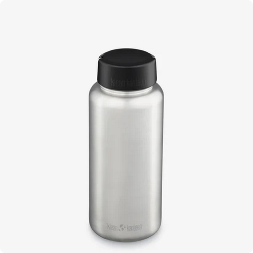[1009495] Drinkfles Classic Wide met ringdop, 1182ml/40oz Brushed Stainless