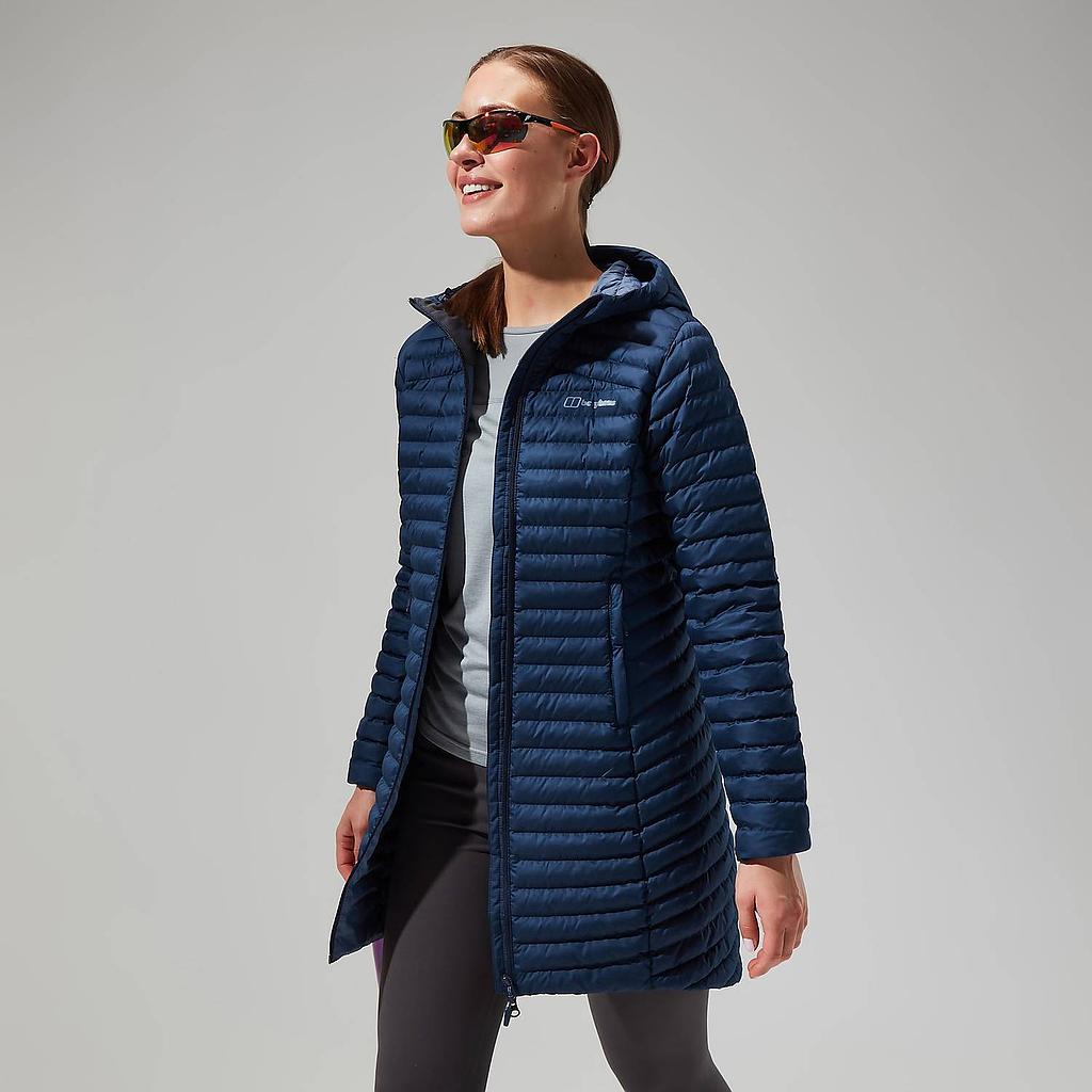Nula Micro Long Synthetic Insulated Jacket Dames Dusk