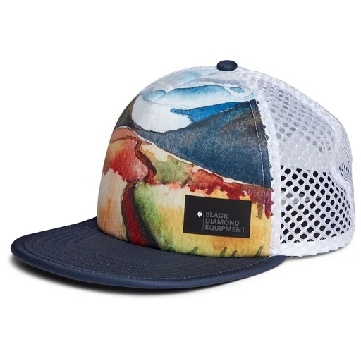 [AP7230139370ALL1] Hideaway Trucker Trail Print/Steel Grey