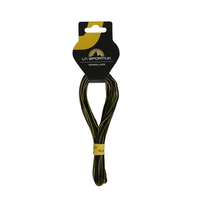[ZSRG001K00Y00 ONE] Mountain Running Laces 107/42 Black/Yellow