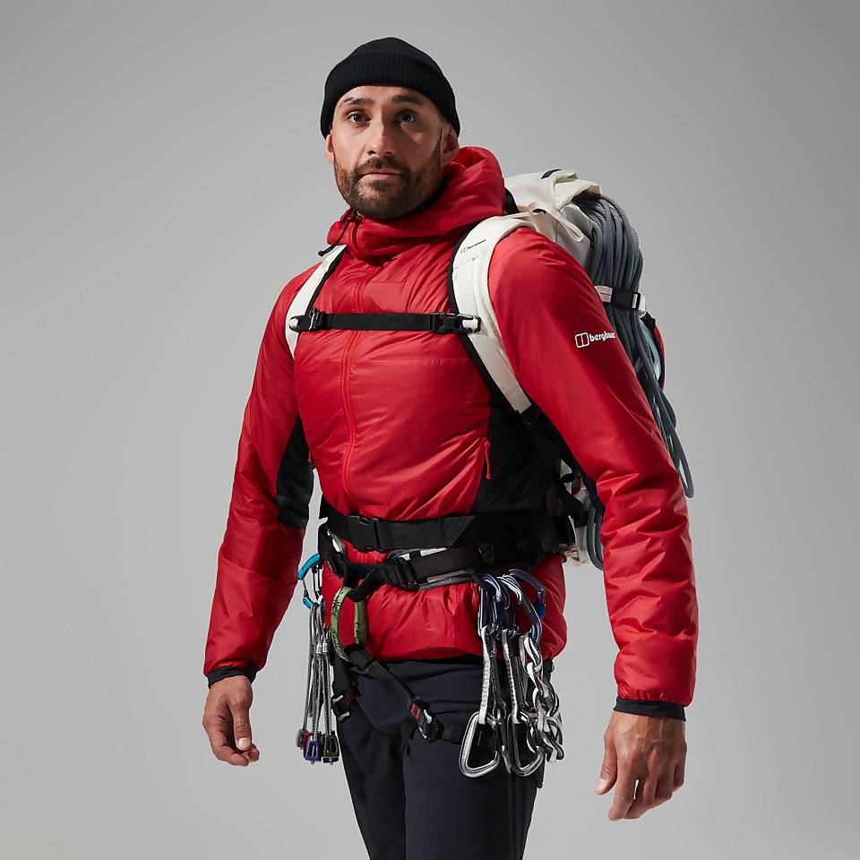 Men's MTN Arete LB Synthetic Hoody Goji Berry/Jet Black