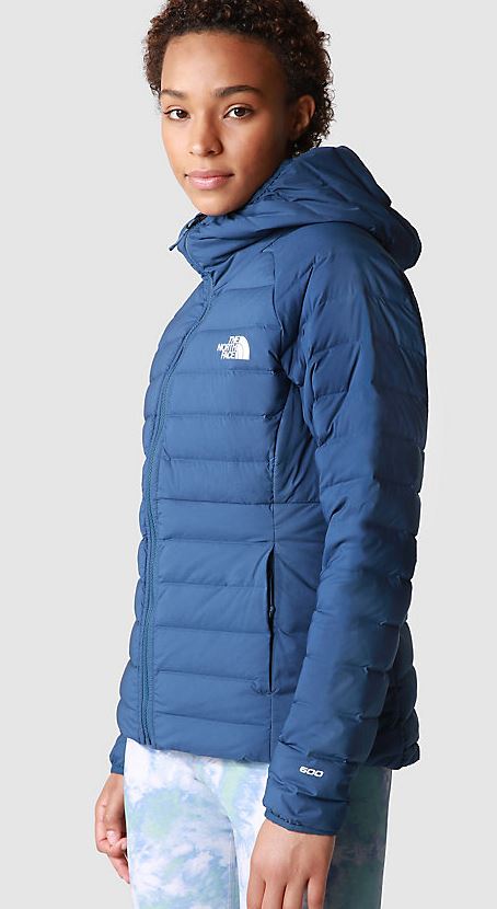 Belleview Stretch Down Jacket Dames Shady Blue