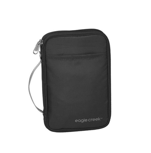 [EC041335010] RFID Travel Zip Organizer Black