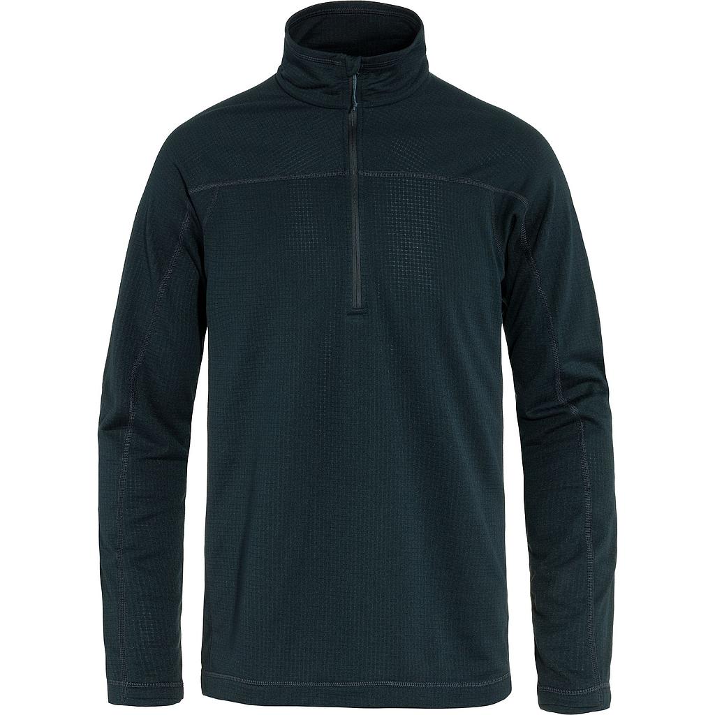 Abisko Lite Fleece Half Zip Heren Dark Navy