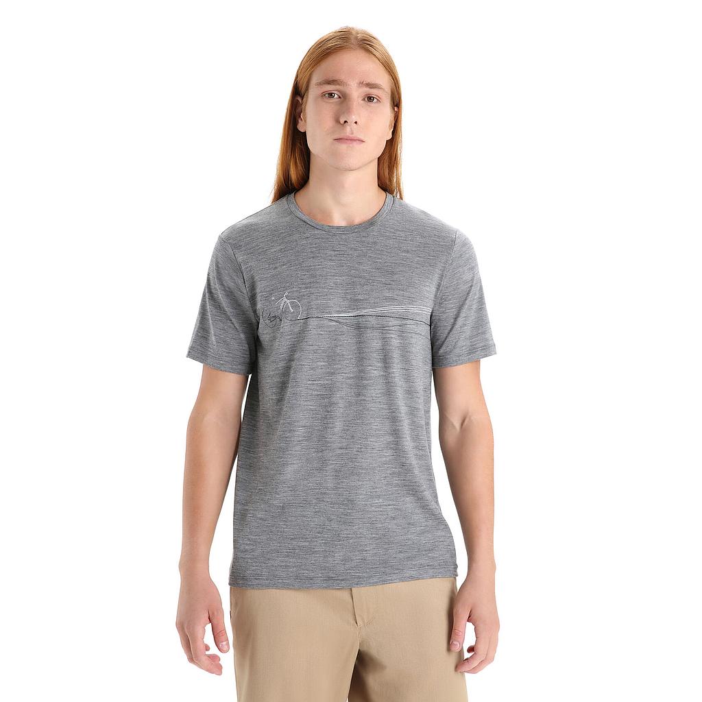Men's Tech Lite II SS Tee Cadence Paths Gritstone Heather I