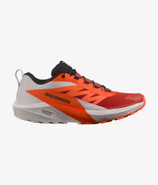 Sense Ride 5 Heren Lunar Rock/Shocking Orange/Fiery Red