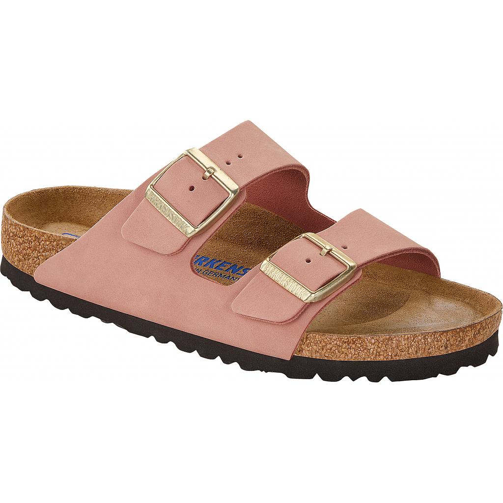 Arizona Soft Footbed Nubuk Leather Smal Old Rose
