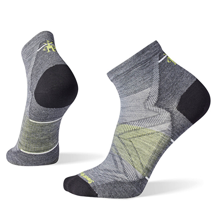 Run Zero Cushion Ankle Socks Medium Gray