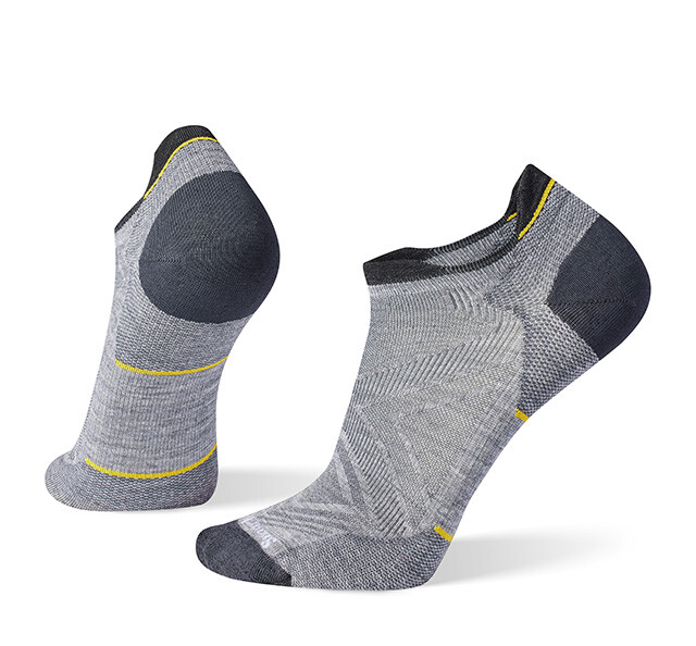 Run Zero Cushion Low Ankle Socks Light Gray