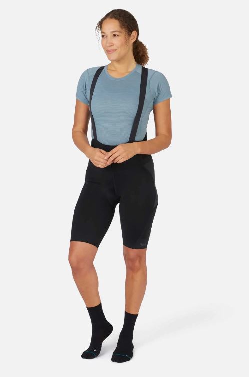 Women's Cinder Cargo Bib Shorts Black