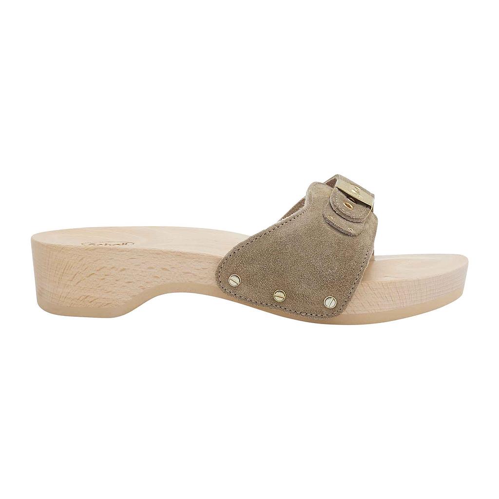 Pescura Heel Suède Beige