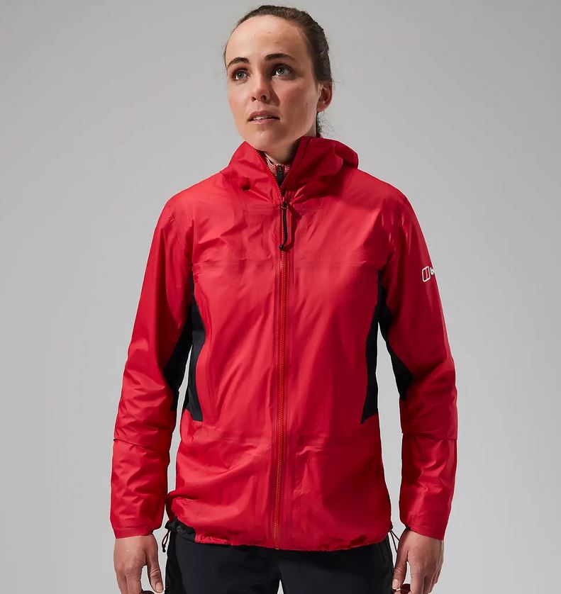 [4A001237 HQ5 12] Mountain Guide Hyper Alpha Jacket Dames Goji Berry/Jet Black