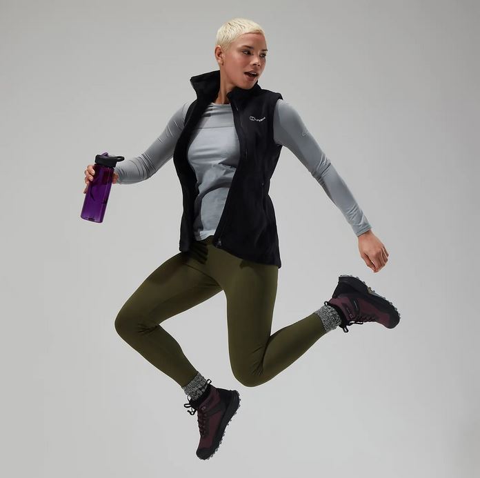 Prism Polartec InterActive Fleece Vest Dames Black/Black