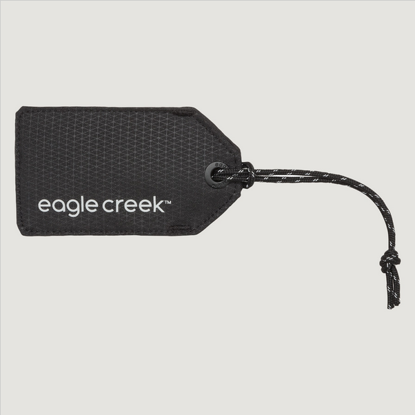 [EC0A81BC010] Reflective Luggage Tag Black